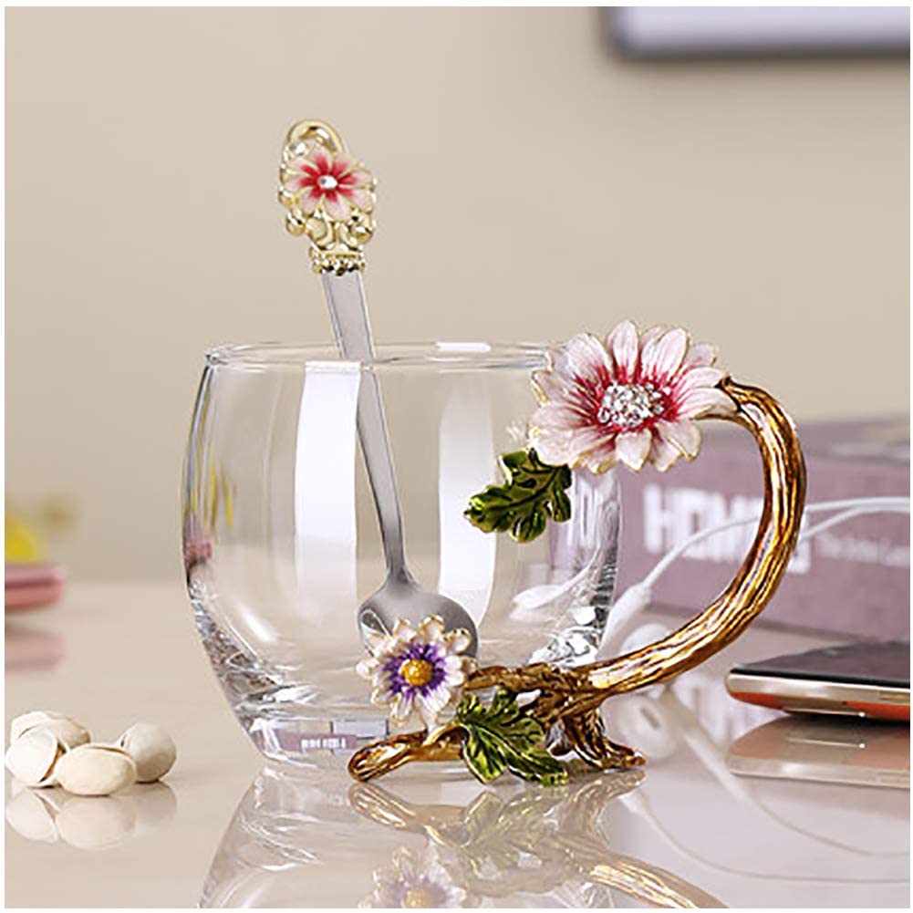 Chrysanthemum Flower Tea Mug